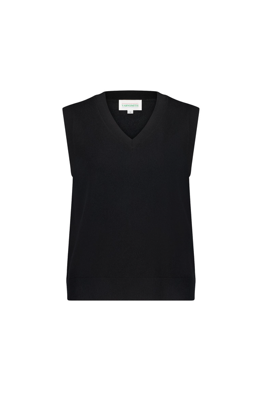 Sodalite Vest Yarnsmith Black
