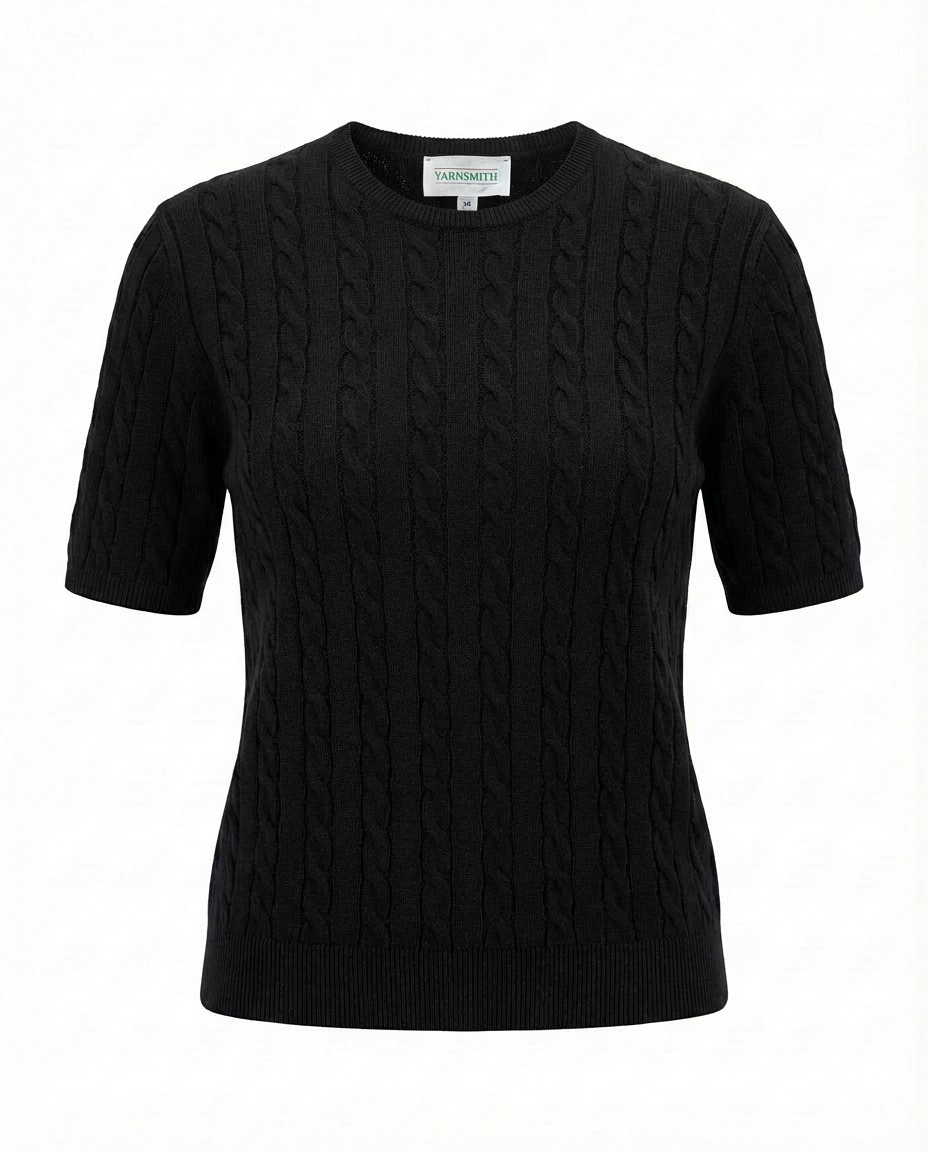 Cable Beryl Yarnsmith Black